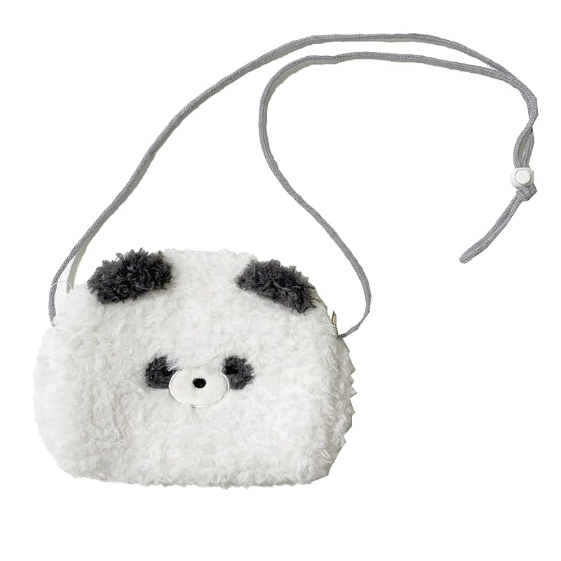 

[Stream] stream market panda pochette coin purse wallet shoulder cute Fluffy TY016