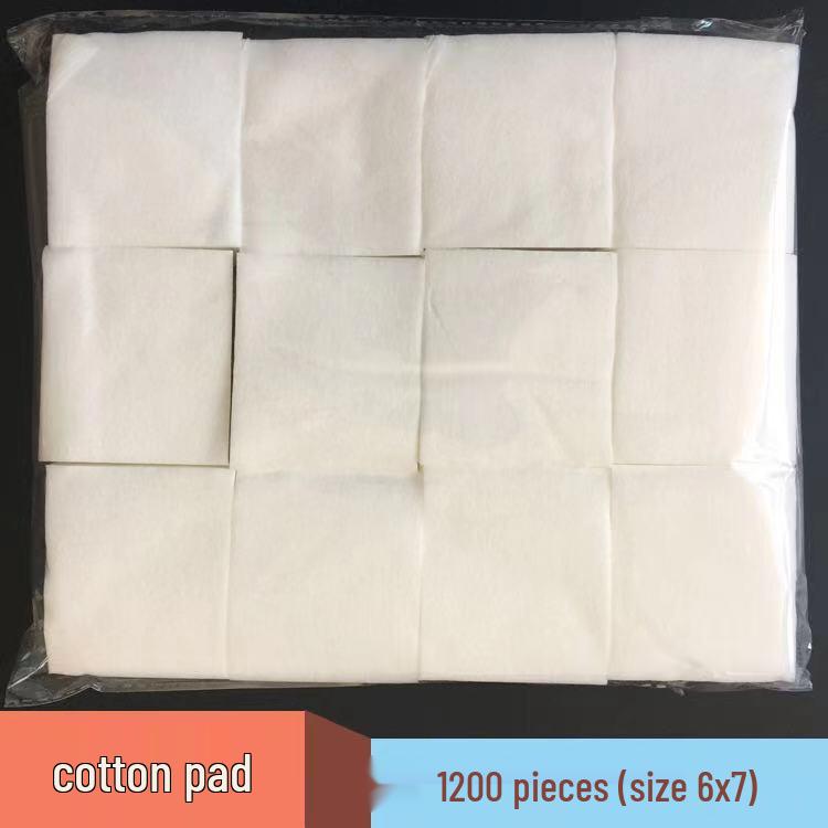 1200 Thin Cotton Pads for Makeup Removal, Facial Cleansing, Beauty Salons, Tattoo Removal for Women One Size