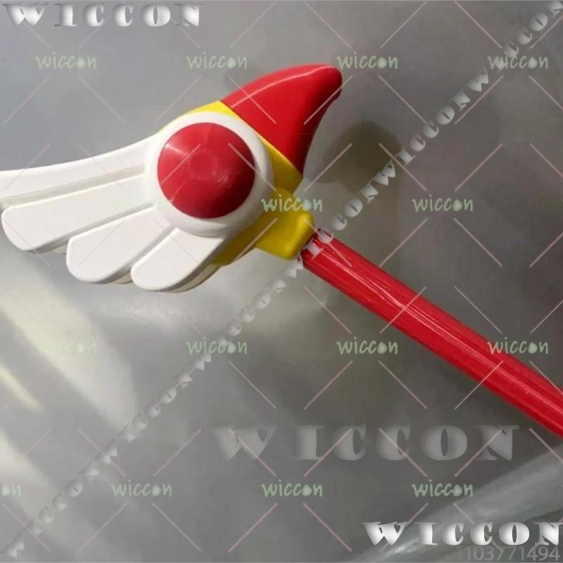 Cardcaptor Sakura Sakura Magic Wand Birdshaped Staff Toy Cosplay Prop Anime Girls Anime Card Cosplay Captor Comic Con Festival One Size
