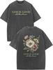 Christian Shirts GOD Is Good Graphic Tees Cross Bible Dove Jesus Religious Tshirt Retro Washed Tops Unisex Casual Tops