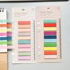 200Pcs Sticky Note Tabs for Page Marking PET Page Markers with Ruler Transparent Classify File Label Memo Stickers for Office