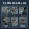 Slide Lens Camera Armor Case For OPPO Reno 12 Pro 11F 5G A60 4G Protective Cover Ring Magnetic Holder Shell Coque Fundas Capa