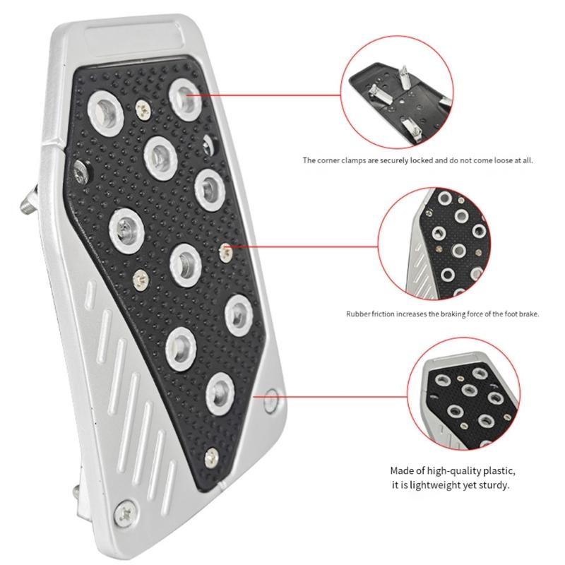 Manual Transmission Throttle Clutch Pedal for Most Car SUVs Auto Accessories Plastic Car Brake Clutch Accelerator Pedal
