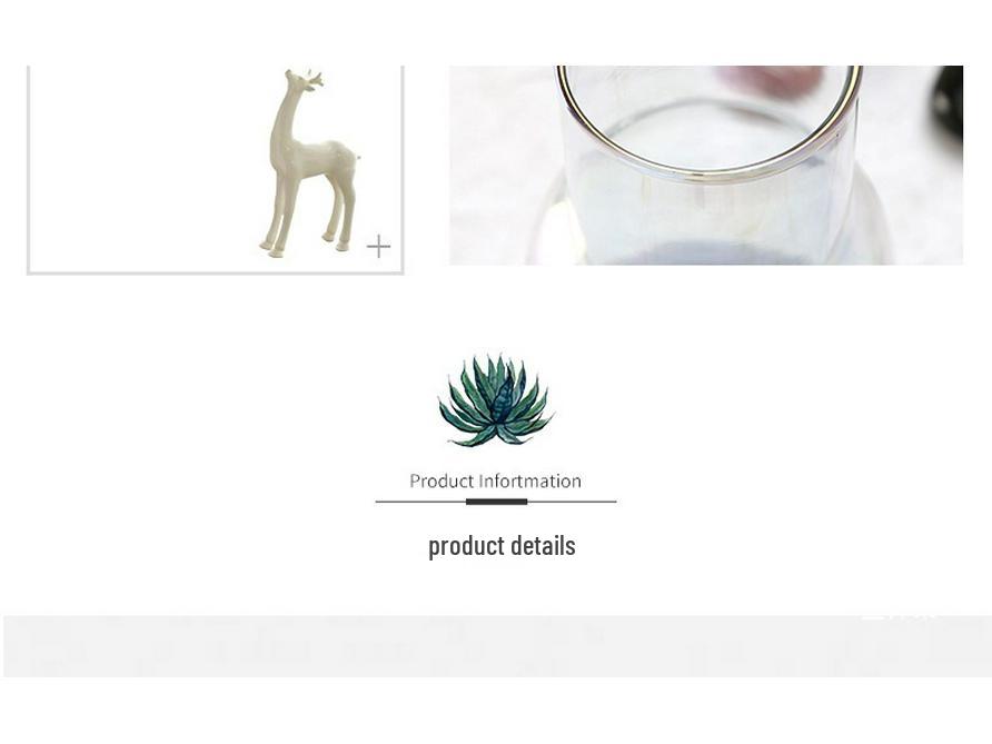 Transparent Minimalist Glass Vase for Office Decoration with Fresh or Dried Flowers