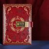 Notizbuch im Retro-Stil mit digitalem Zahlenschloss, passwortgeschütztes Tagebuch, Tagebuch, Planer, Organizer für Studenten