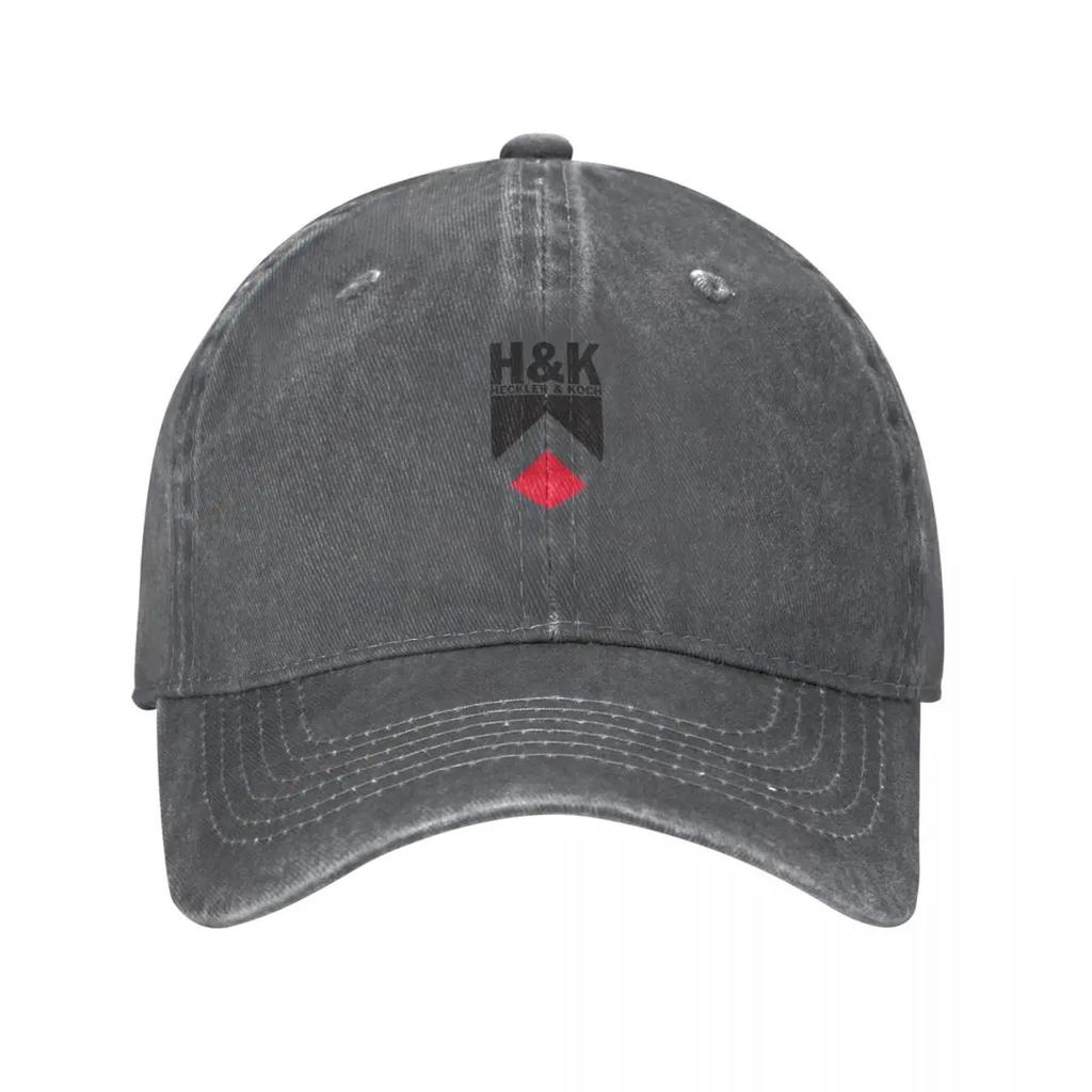 Heckler Koch HK Baseball Cap Fashion Distressed Denim Headwear for Men Women Outdoor Running Golf Hats Cap