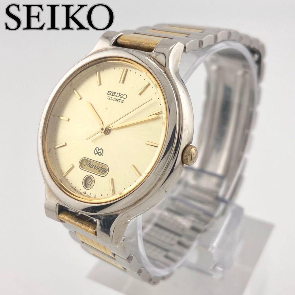 [USED] Working SEIKO Quartz Wristwatch 5Y23-6100