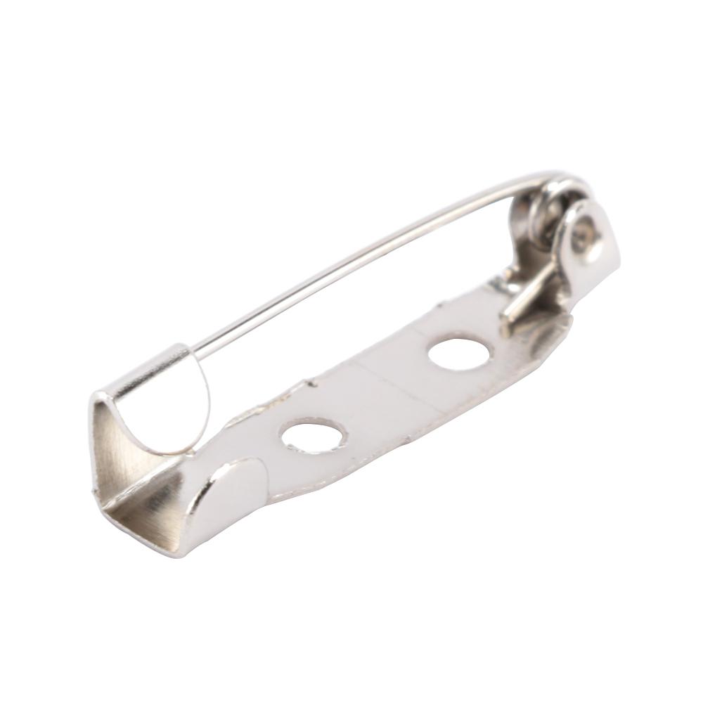 Accessory Brooch Decoration Rolling Catch Safety Pins Brooch Backs Lock Pin Brooch 25mm Lock Pin