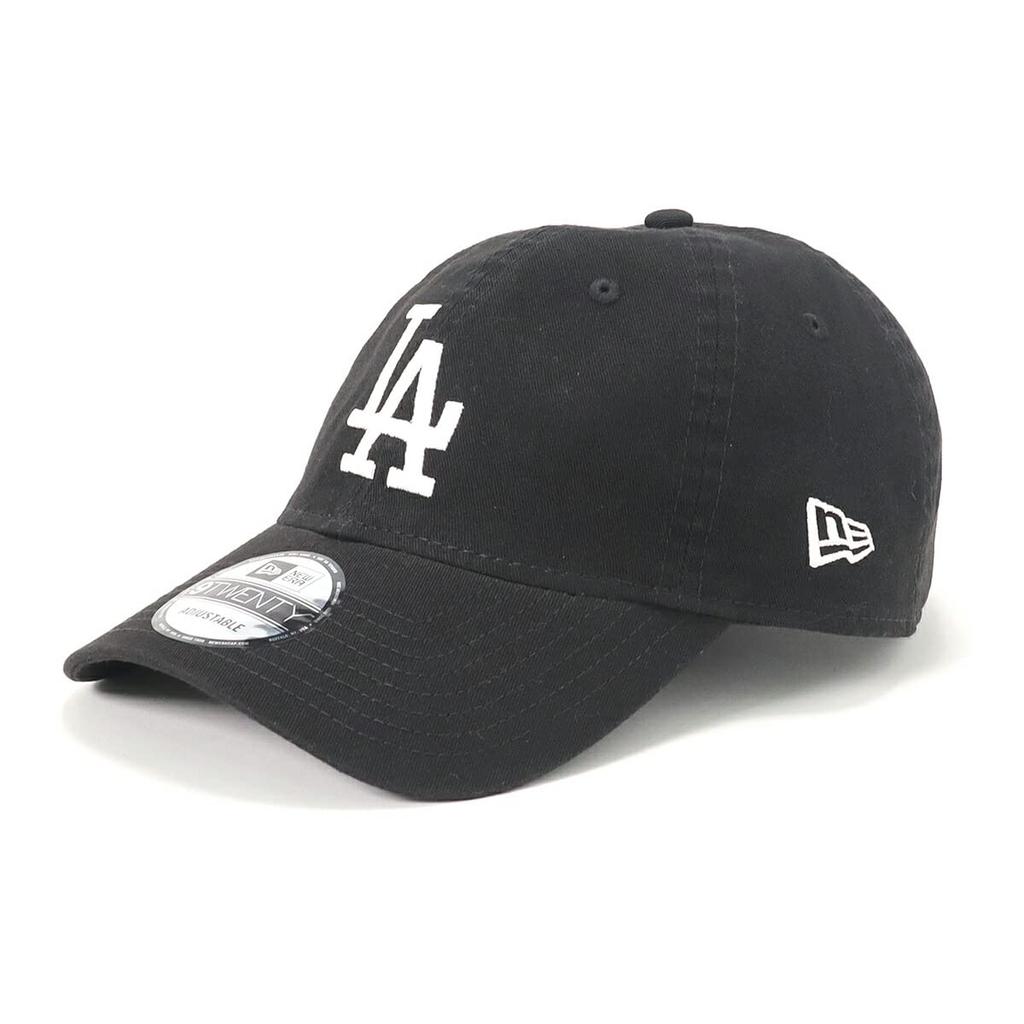 [New Era] Cap 9TWENTY Los Angeles Dodgers Black, Snow White FREE Size
