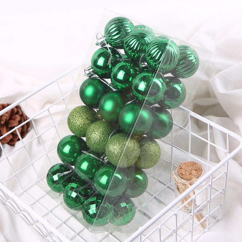 

Electroplated 4cm Mini Christmas Ornament - Colorful Decorative Ball for Valentine s Day 4 cm (36 pieces in a bucket)