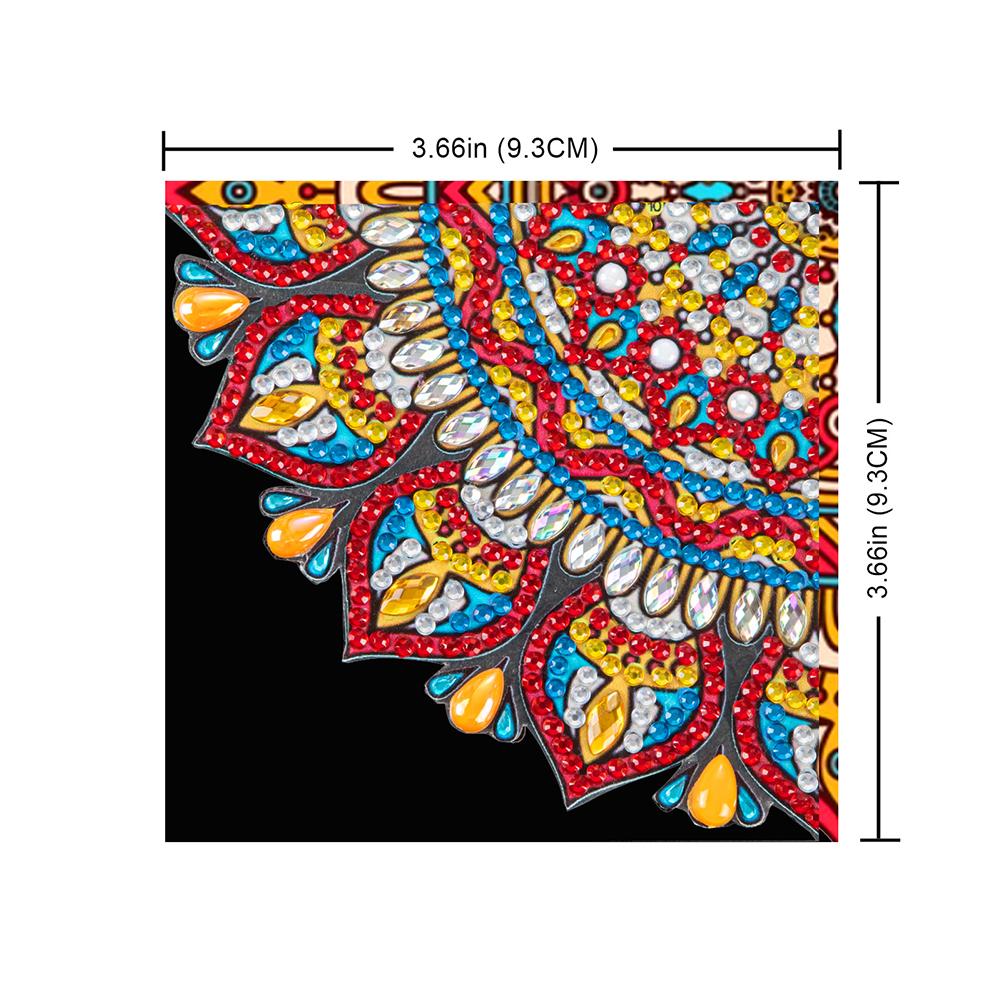 DIY Diamantmalerei Tasche Ecklesezeichen Malbuch Ecken Schutzhülle Schulbedarf Strass Handgefertigte Kunst Dekoration