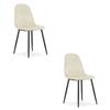 Asti Chair - Beige Velvet X 2
