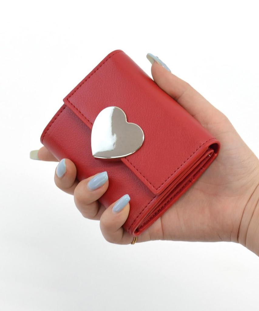 Silver Wallet for Women Compact Mini Small Popular Foldable Easy To Large Coin Flap Cute [Altrose] Tri-fold - Wallet, Wallet, Wallet, Brand, Cute,