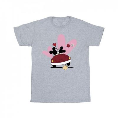 Mens Mickey Mouse Car Print T-Shirt