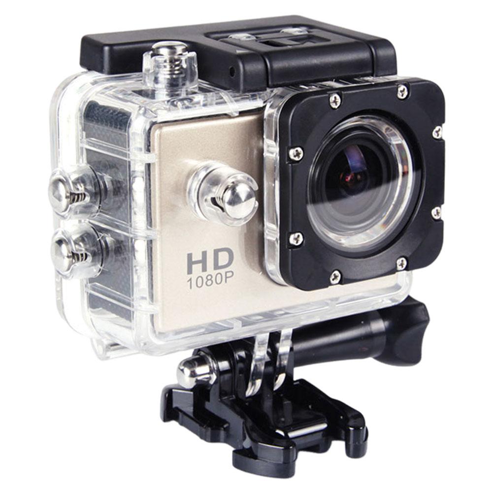 Unterwasserkamera HD 1080P 2,0-Zoll-Bildschirm Unterwasser-Sport-Camcorder Wasserdicht 140 ° Weitwinkel DV-Action-Camcorder