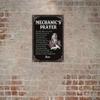 Metal Wall Art Vintage Mechanic Prayer Retro Garage Poster