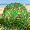 Teenage Mutant Ninja Turtles Print Size 5 Soccer Ball, PU Wear Resistant Football for Match Training and Daily Practice, Birthday Gift for Soccer Fans