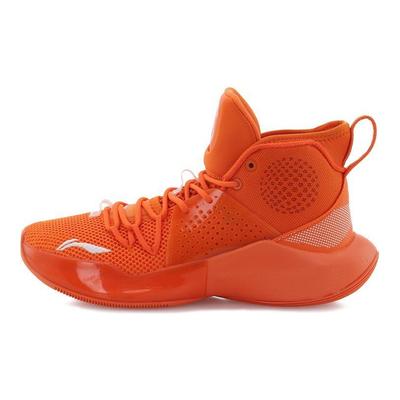 Li Ning Sonic 8 High-Top Basketballschuhe Herren Sneaker Karottenorange ABAQ025-5