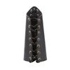 1Pc Archery Arm Guard Bracer Hunting Shooting Lace Up Lther Armguard (Black)