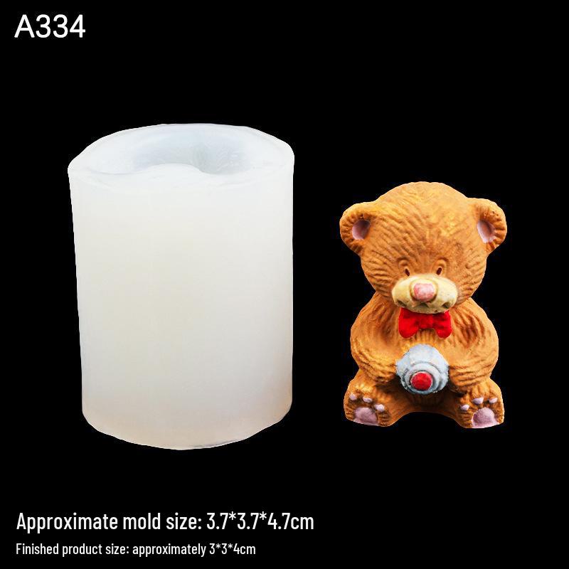 

Силиконовая форма «Медведь» для ароматерапии, свечей и шоколадного декора