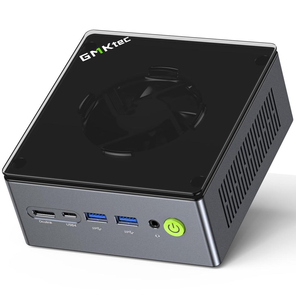 GMKtec Nucbox M7 Mini PC with AMD Ryzen 7 PRO 96GB DDR5 4TB SSD USB Windows 11 2 Dual WIFI HDMI Gaming PC 6850H, + (Expandable), Oculink, 4.0, Pro,
