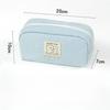 1PC Pencil Bag Storage Bag Pink Cat Solid Color Student Large Capacity Stationery Box Study School Supplies Student Supplies