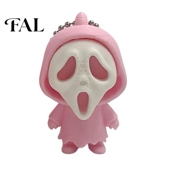 Mini Skeleton Pendant Screaming Keychain Pendant, 3D Printed Halloween Hanging Decor, Backpack Schoolbag Purse Bag Charm Accessories Decor