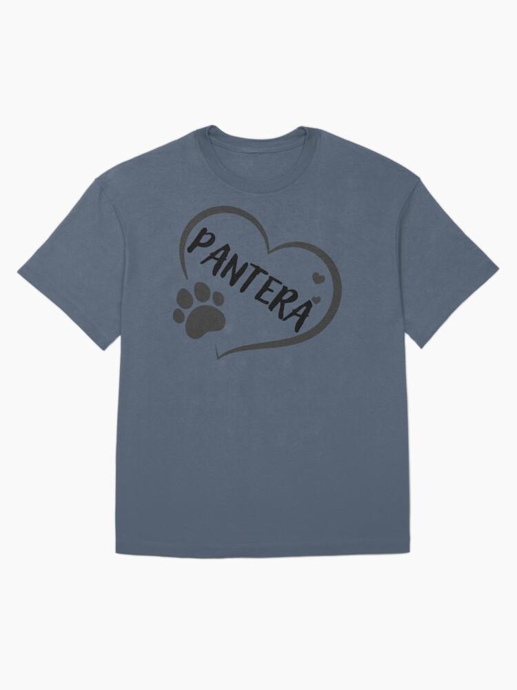 Pantera Pantera in a heart with a paw, great gift for dog or cat owners Oversized Unisex T-Shirt