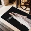 Elegant Elegance White Personalized Text Carpet Perfect for Dormitory Entryway Study room Kitchen Anti-slip Rug Decorate Offices