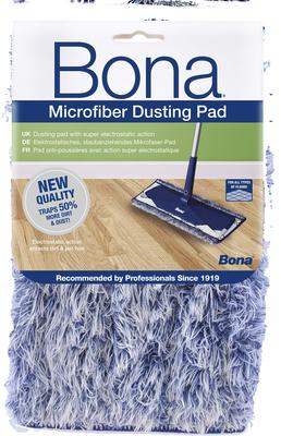 Bona Microfiber Dusting 45cm for Dry Flooring Pad, Wide,