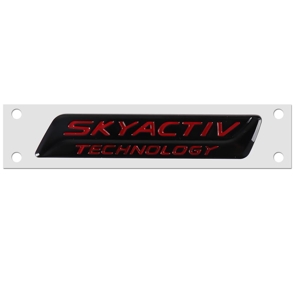3D ABS Skyactiv Amblemi Stylingli Araba Yan Çamurluk Gövde Dekorasyon Etiketi Çıkartması Mazda 2 3 5 6 Axela Atenza Speed 6 CX-3 CX-4 İçin