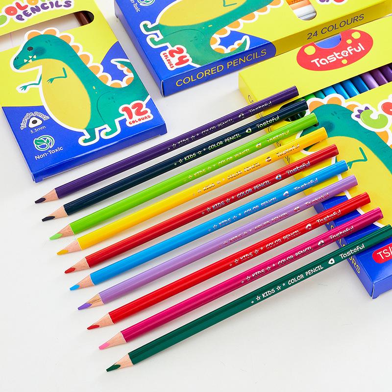 Set di Matite Colorate Multicolore a Base d'Olio per Bambini – Ideale per la Scuola e l'Arte dei Graffiti