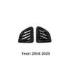 For Ford Edge 2018   ABS Carbon Fiber Car Front Storage Box Panel Decoration Cover Trim Styling Interior Accessories