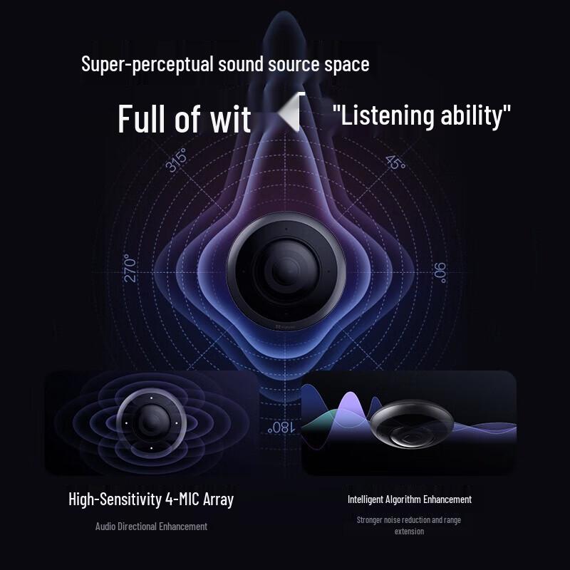 Ezviz E4p 6MP 360° Wi-Fi Panoramic Security Camera (CN Version)