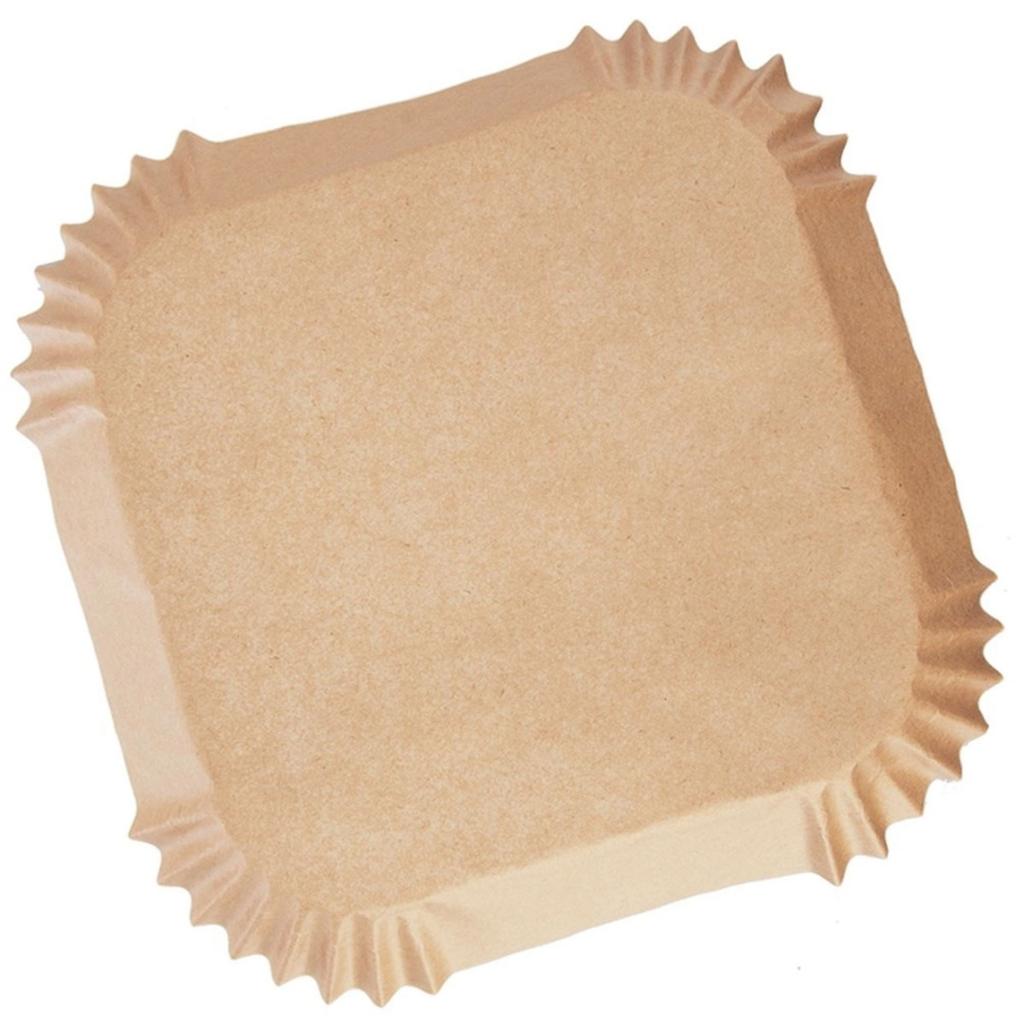 PAPER LINERS FOR AIR FRYER 21x21cm 100pcs. SQUARE 120071