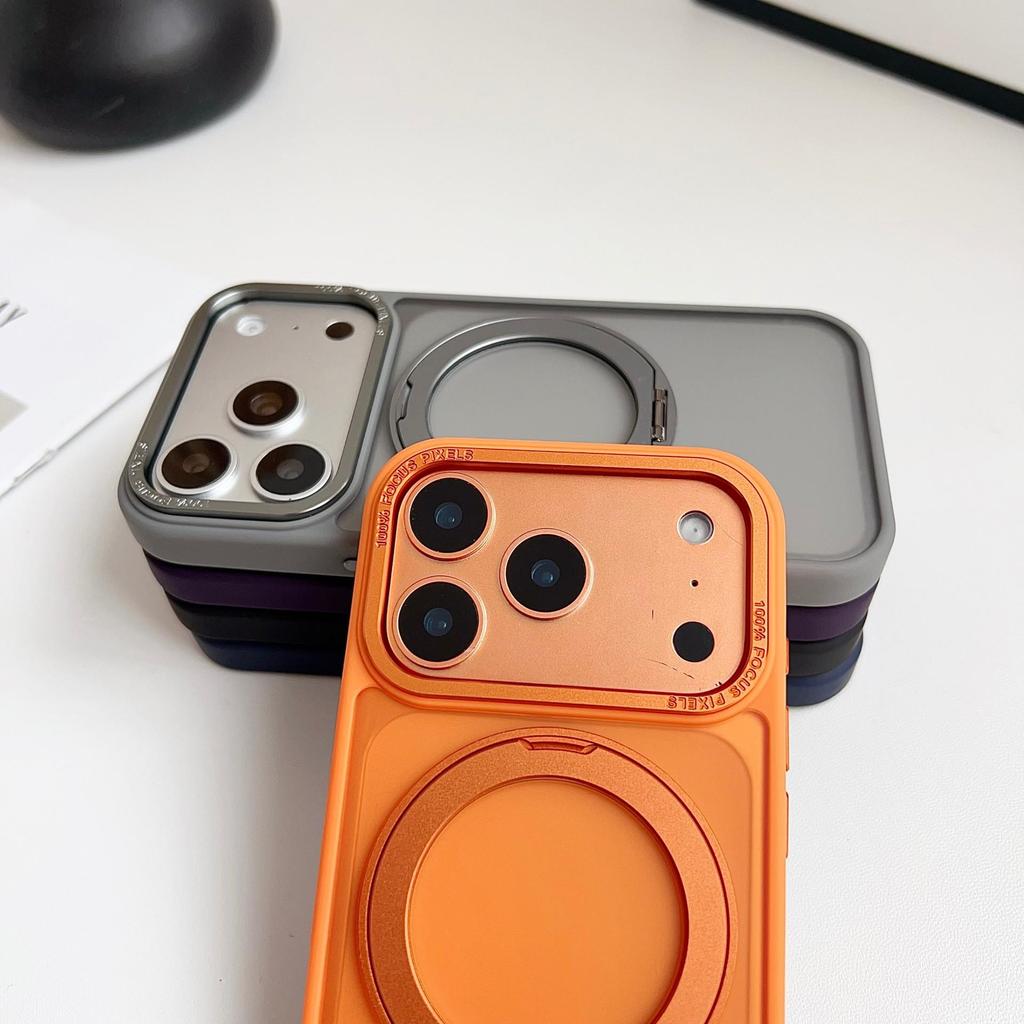 iPhone 17 Pro Max Magnetic Protective Case with Stand – Drop-Proof, Hinge Design