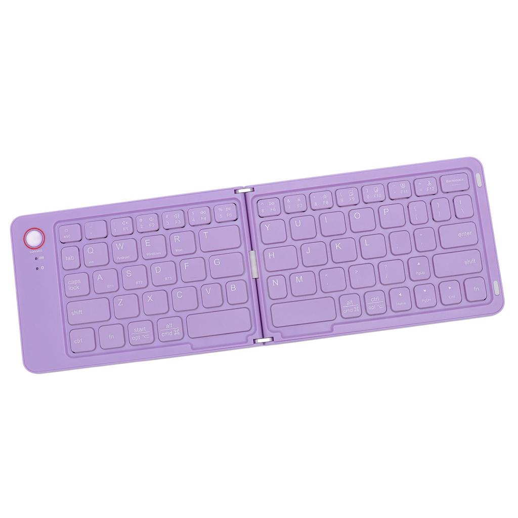 Faltbare Bluetooth-Tastatur 67 Tasten Wiederaufladbar Magnetisch Schlank Universell Tragbar Kabellos