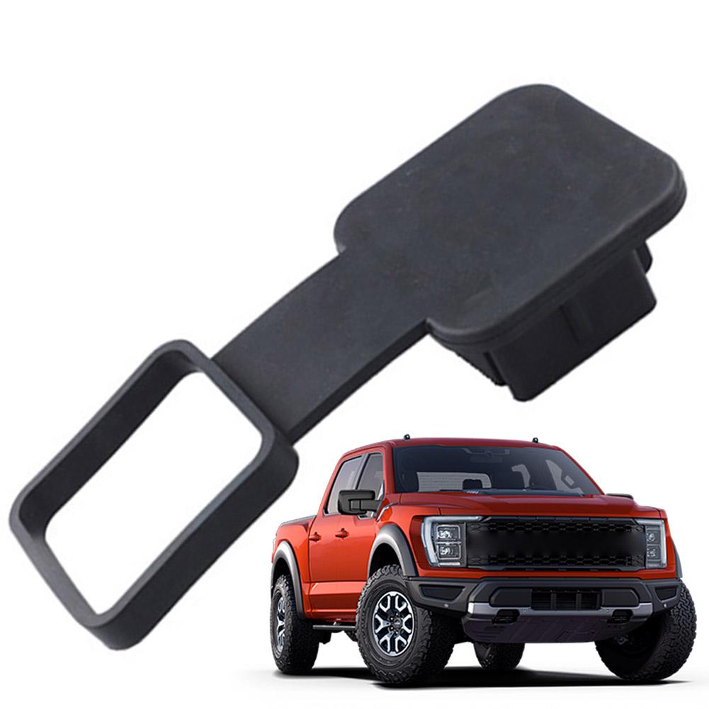 Trailer Hitch Receiver Cover Plug Waterproof Tube Cap Protector Dustproof Trailer Hitch Cover 2 Inch Receiver Auto Square Plug