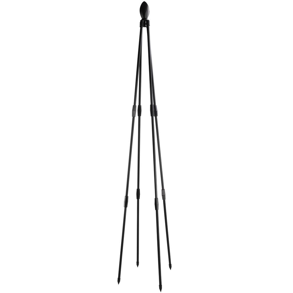 47.2in Garden Trellis for Climbing Plant Vertical Garden Outdoor Indoor Potted Plant Support Black
