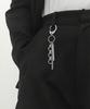 BASSCLEF Pants Chain Key Ring Surgical Steel Clef St Key Ring