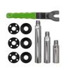 Universal 5/8-11 Thread Adapter Kit 3Extended Rod Shaft Adjustable Spanner Wrench for Angles Grinders In Narrow Work Area