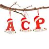 Acrylic A-Z Christmas Letter Pendant Christmas Decorations for Home Cristmas Tree Ornaments Navidad Gifts New Year