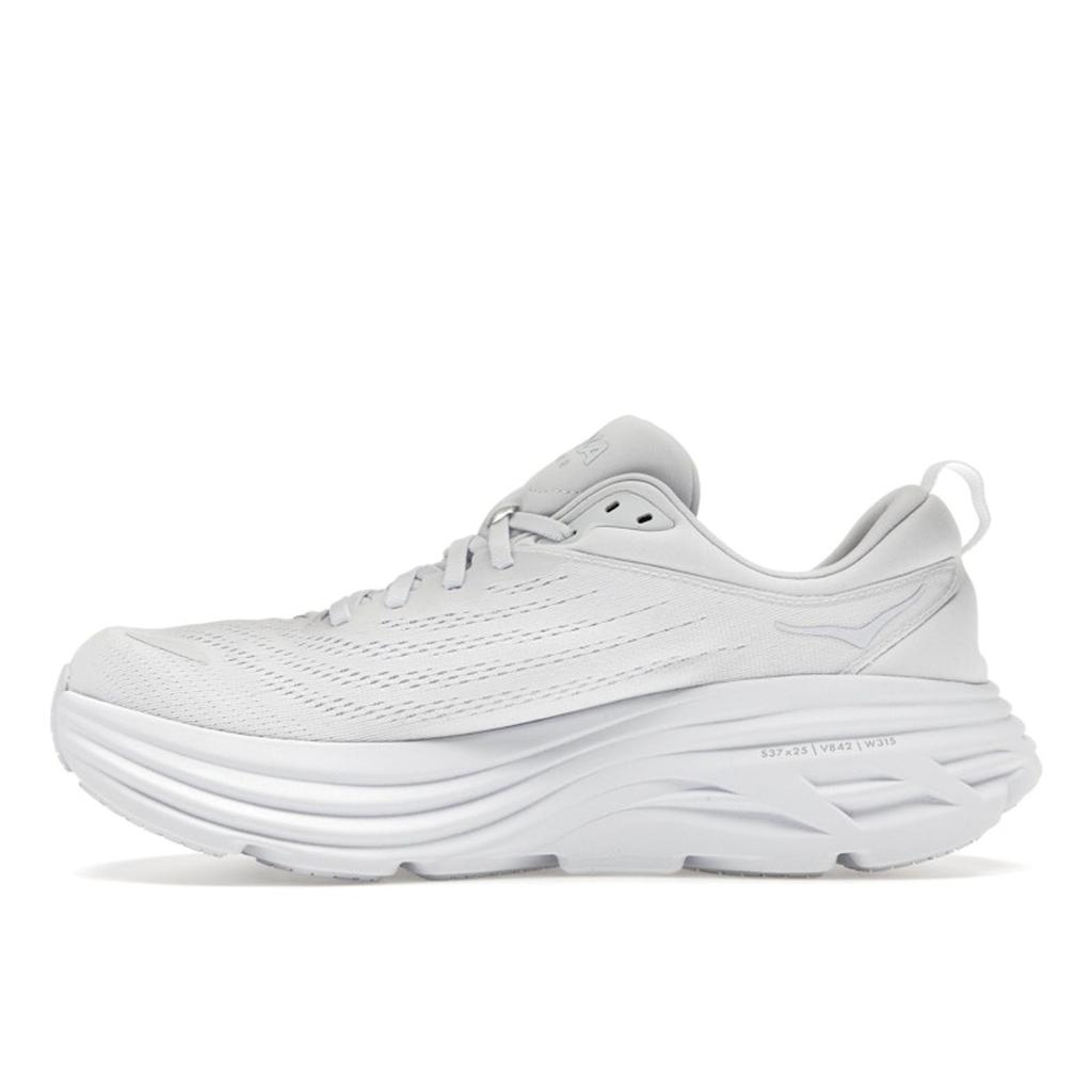 HOKA Bondi 8 Triple White Pánské tenisky 1123202-WWH