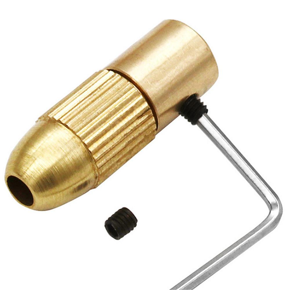 Ensemble de 7 pièces 2,35-5,05 mm Mandrins à Pince en Laiton Mini Mandrins Pour Arbre de Moteur Électrique Outils pour Forets Mandrin Métallique Adaptateur