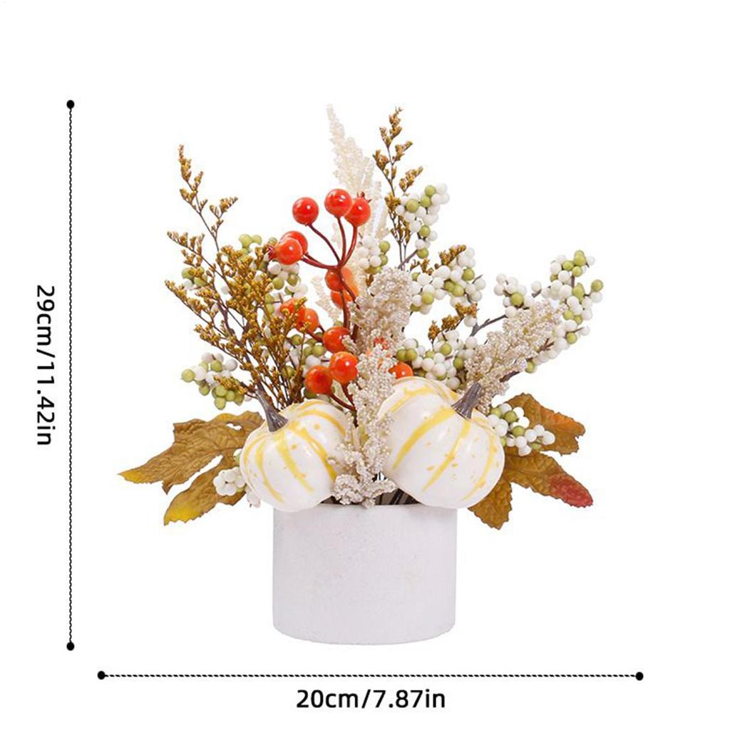 Fall Centerpieces Halloween Pumpkins Fall Decor Table Centerpieces Artificial Plants Party Supplies For Halloween Office Autumn