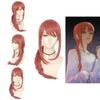 Chic Chainsaw Man Makima Wig Long Pink Braid Synthetic Fiber For Cosplay And Party Props