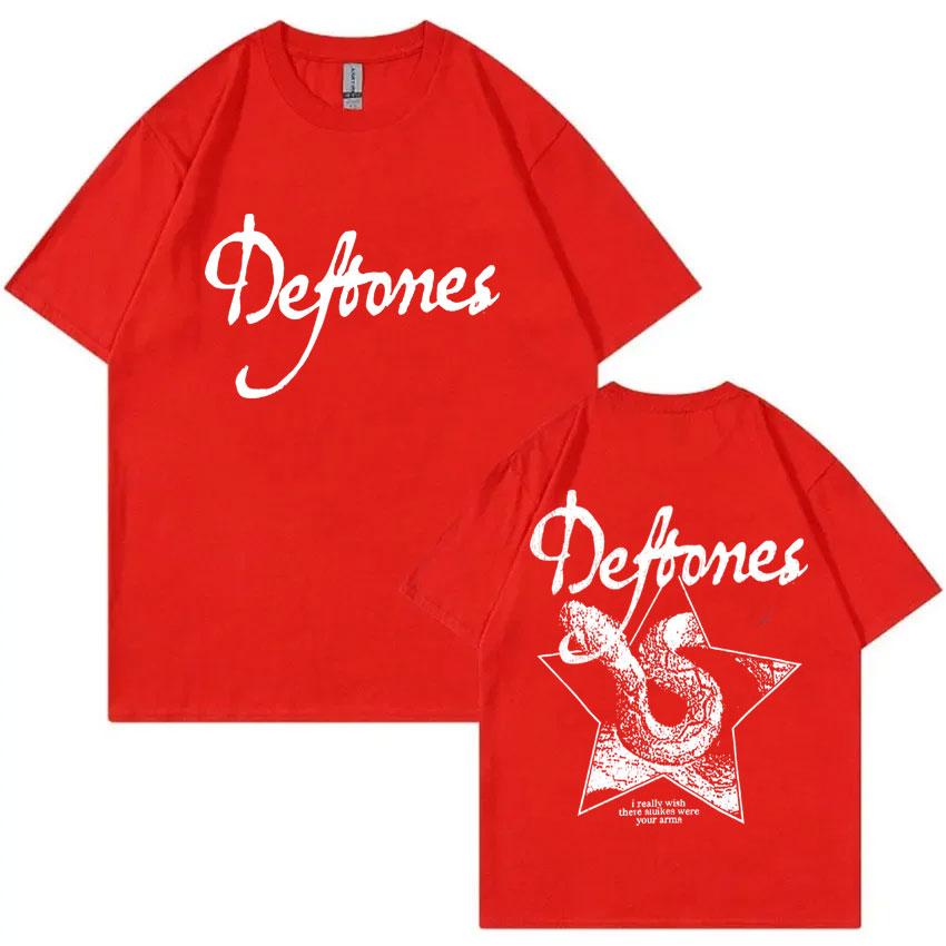 

Rock Band Deftones Private Music Tshirt Snake Graphic T Shirts Men Women Fashion Casual Oversized Tshirts Streetwear 4XL