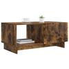 Coffee Table Smoked Oak 90 x 50 x 40 cm Engineered Wood