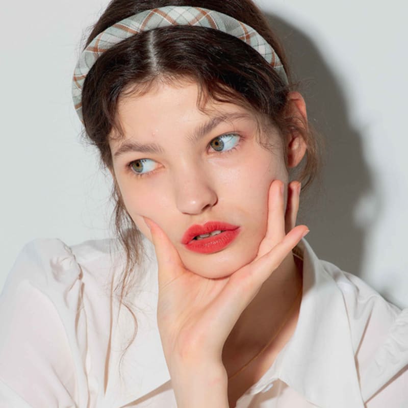 

Les Bijoux Philosophy LB_Highteen клетчатая повязка для волос_3 цвета BLACK_FREE