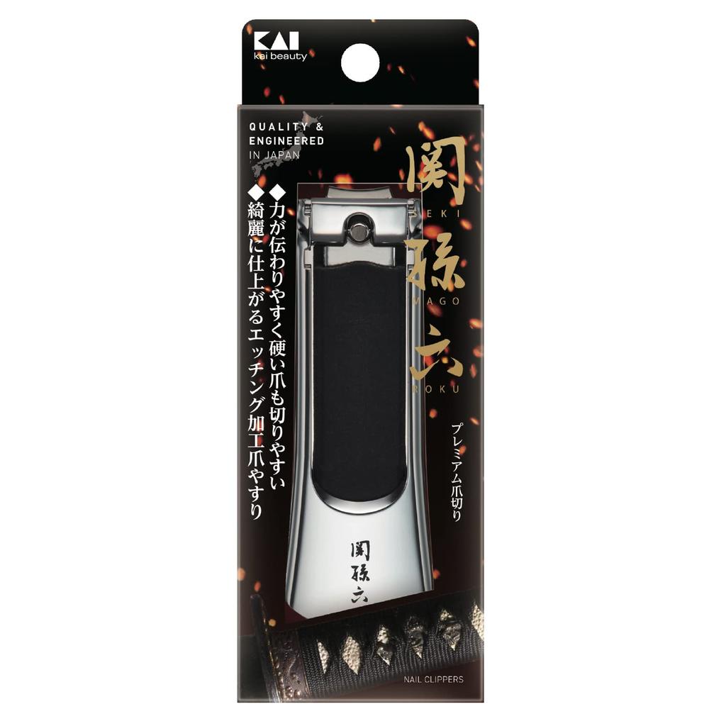 Kai Corporation Seki Magoroku Nail Clippers Type Stainless for and Foot 103, Steel, Unisex, Hands, Feet,